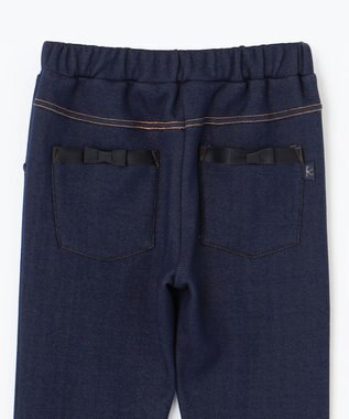 組曲 KIDS 【110-140㎝】シャギー デニム ネイビー系