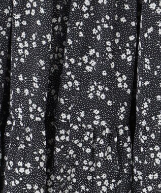 Feroux ウエストシャーリングティアード ワンピース ブラック系1