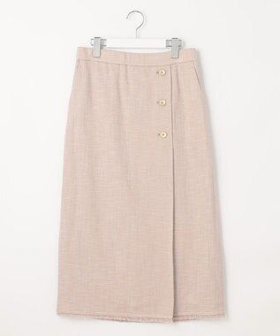 自由区 L 【セット可】ラミーブッチャー ストレートシルエットスカート ピンク系
