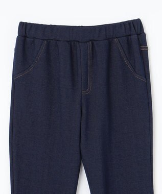 組曲 KIDS 【110-140㎝】シャギー デニム ネイビー系