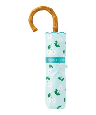  アデリアレトロ×estaa 晴雨兼用日傘 折りたたみ傘 野ばな UV 一級遮光