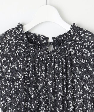 Feroux ウエストシャーリングティアード ワンピース ブラック系1