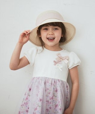  ウオッシャブル後ろ割れリボンハット