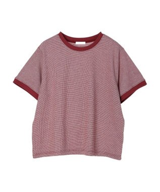 CRAFT STANDARD BOUTIQUE レトロ柄カットプルオーバー Bordeaux