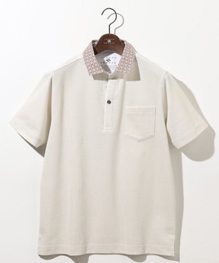 JOSEPH ABBOUD 【愛されて20年！オーガニックコットン使用】ダディ ポロシャツ アイボリー系
