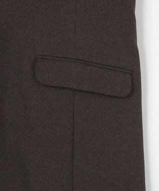 J.PRESS LADIES LANTECシャークスキン ジャンパースカート ブラウン系