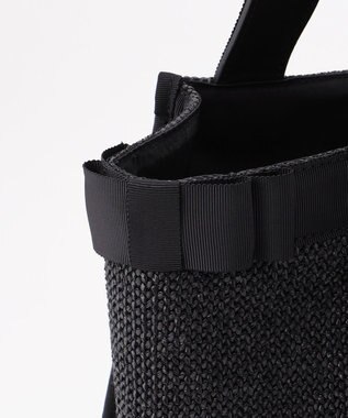 TOCCA SIDE RIBBON BASKET かごバッグ ブラック系