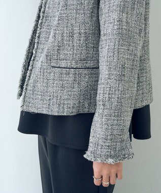 YECCA VECCA ツイードジャケット Mix