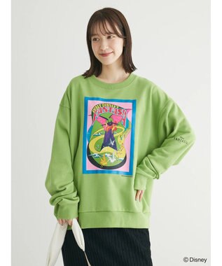 Green Parks ＦＡＮＴＡＳＩＡ／ポスタープリント裏毛プルオーバー