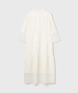 GRACE CONTINENTAL レースコンビワンピース ホワイト