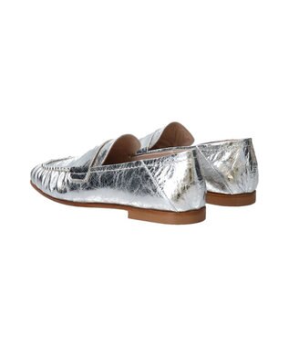 INTER-CHAUSSURES 【INTER-CHAUSSURES】ラウンドトウベーシックローファー シルバー