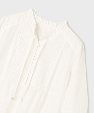 GRACE CONTINENTAL レースコンビワンピース ホワイト