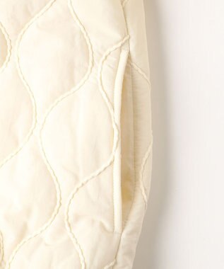 ANY L モールキルトブルゾン エクリュ