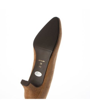 Riz raffinee <Riz raffinee>Vカットリザードプリントパンプス キャメルカタオシ