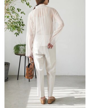 Green Parks AnriettMusee ドットチュール２ＷＡＹボウタイブラウス Ivory