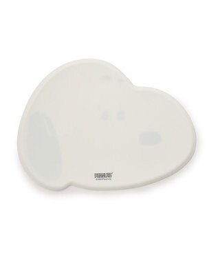 PET PARADISE スヌーピー シリコン フードマット フェイス型 ホワイト