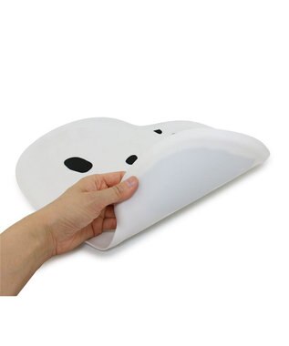 PET PARADISE スヌーピー シリコン フードマット フェイス型 ホワイト