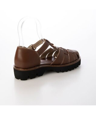 ing <ing>ボリュームソールグルカサンダル ブラウン