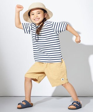 HELLY HANSEN 【キッズ】ショートスリーブ HHマリンボーダーティー オフホワイト