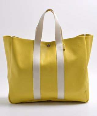blancle シュリンクレザーベーシックトートL YELLOW