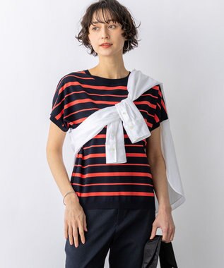 23区 【先行予約】レーヨンポリエステルストレッチ プルオーバー ニット