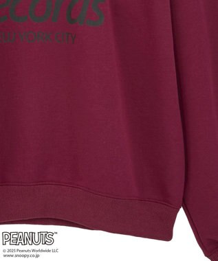 Green Parks ■PEANUTS ヘッドフォンスウェット Bordeaux