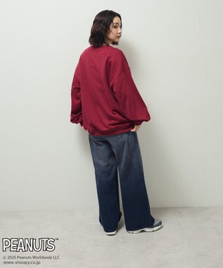 Green Parks ■PEANUTS ヘッドフォンスウェット Bordeaux