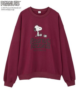 Green Parks ■PEANUTS ヘッドフォンスウェット Bordeaux