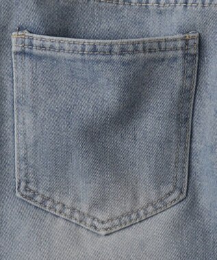 WEGO ワイドハーフデニムパンツ デニム