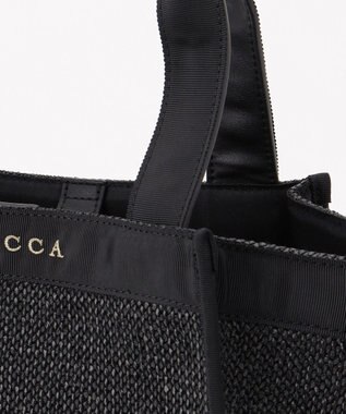 TOCCA SIDE RIBBON BASKET かごバッグ ブラック系