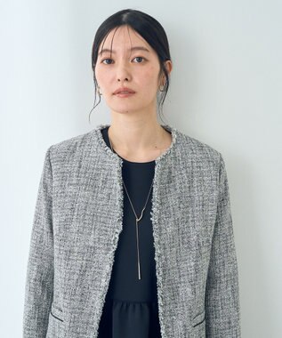 YECCA VECCA ツイードジャケット Mix