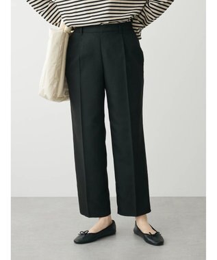 Green Parks 柄テーパードパンツ Black