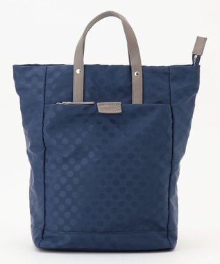 Y'SACCS ドットジャカード　トート型リュック ネイビー