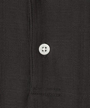 J.PRESS MEN 【ビジネス対応】リンクスシャドーチェック ロングスリーブポロシャツ グレー系