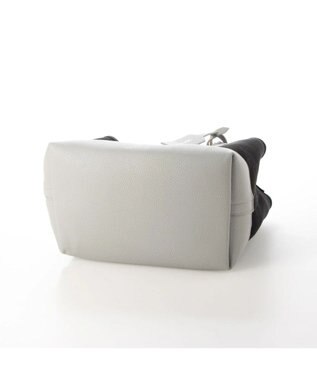 UNBILLION cachecache パーテーションキャンバストートバッグ ブラックグレー