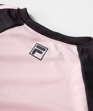 OP／FILA 【FILA】ラグランスリーブTシャツ付きセパレート 3点セット水着 ピンク