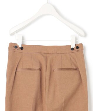 ICB 【セットアップ対応・洗える】 LooseWeave テーパードパンツ レディッシュブラウン系