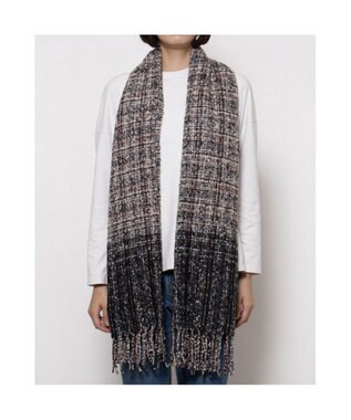 UNBILLION カシュネ cache nez / ツイードストール ブラック