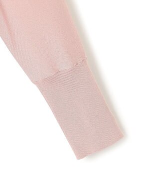 ICB L 【洗える】シンセティックハイゲージ Vネックニット ピンク系⁅WEB限定]