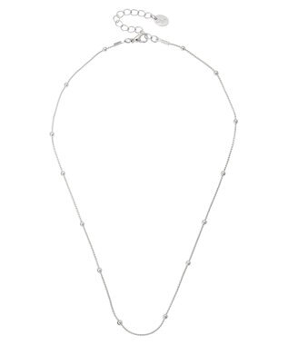 AMERICAN HOLIC ベビーパール・メタルボールＳＥＴネックレス Silver