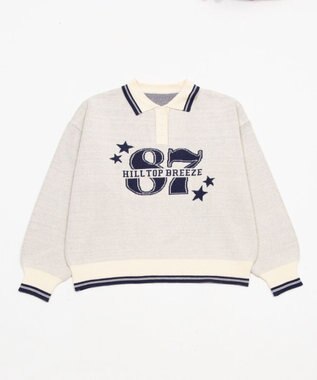 WEGO ポロニットプルオーバー オフホワイト