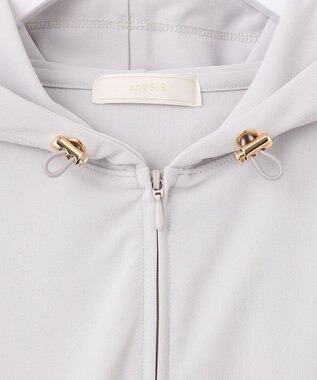 ANY SIS 【UVカット・接触冷感】ラッシュガード パーカー ライトグレー