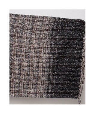 UNBILLION カシュネ cache nez / ツイードストール ブラック