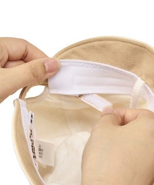 MIKI HOUSE HOT BISCUITS 【40-48cm】裏毛パイル素材 耳付き帽子 マルチカラー