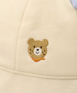 MIKI HOUSE HOT BISCUITS 【40-48cm】裏毛パイル素材 耳付き帽子 マルチカラー