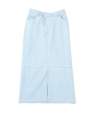 CRAFT STANDARD BOUTIQUE アシンメトリーデニムスカート Light Indigo