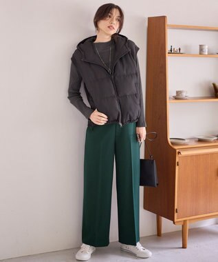 ANY テレコハイネックロングスリーブＴシャツ チャコール