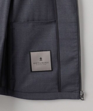 GOTAIRIKU カジュアルセットアップ対応【洗える/ストレッチ】YUNSA ライトパーカ グレー系