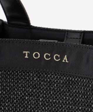 TOCCA SIDE RIBBON BASKET かごバッグ ブラック系