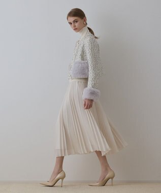 GRACE CONTINENTAL ツイードコンビジャケット